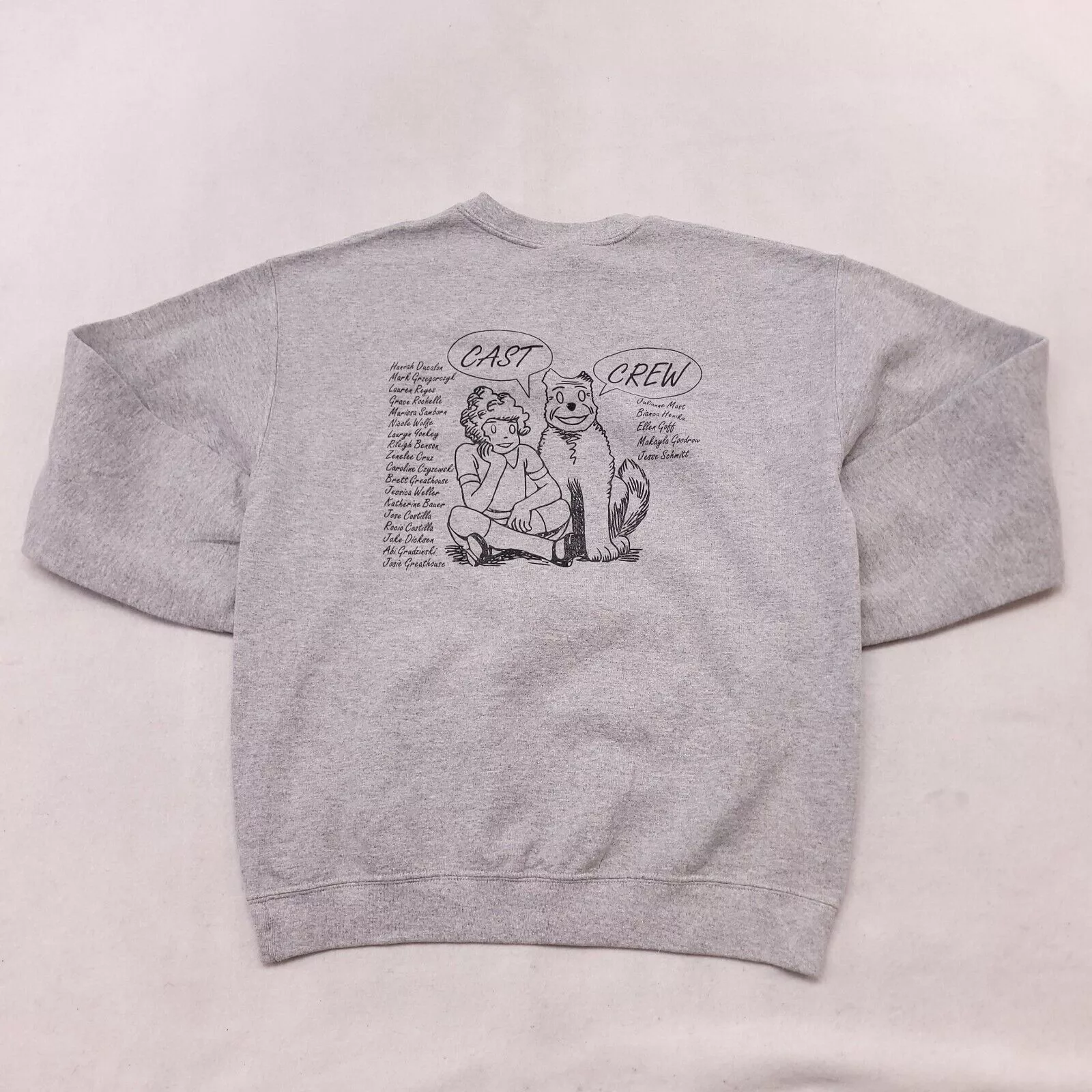 Gildan Sweatshirts Annie Gildan Casual Cotton Pullover Sweatshirt Womens Size M Gray