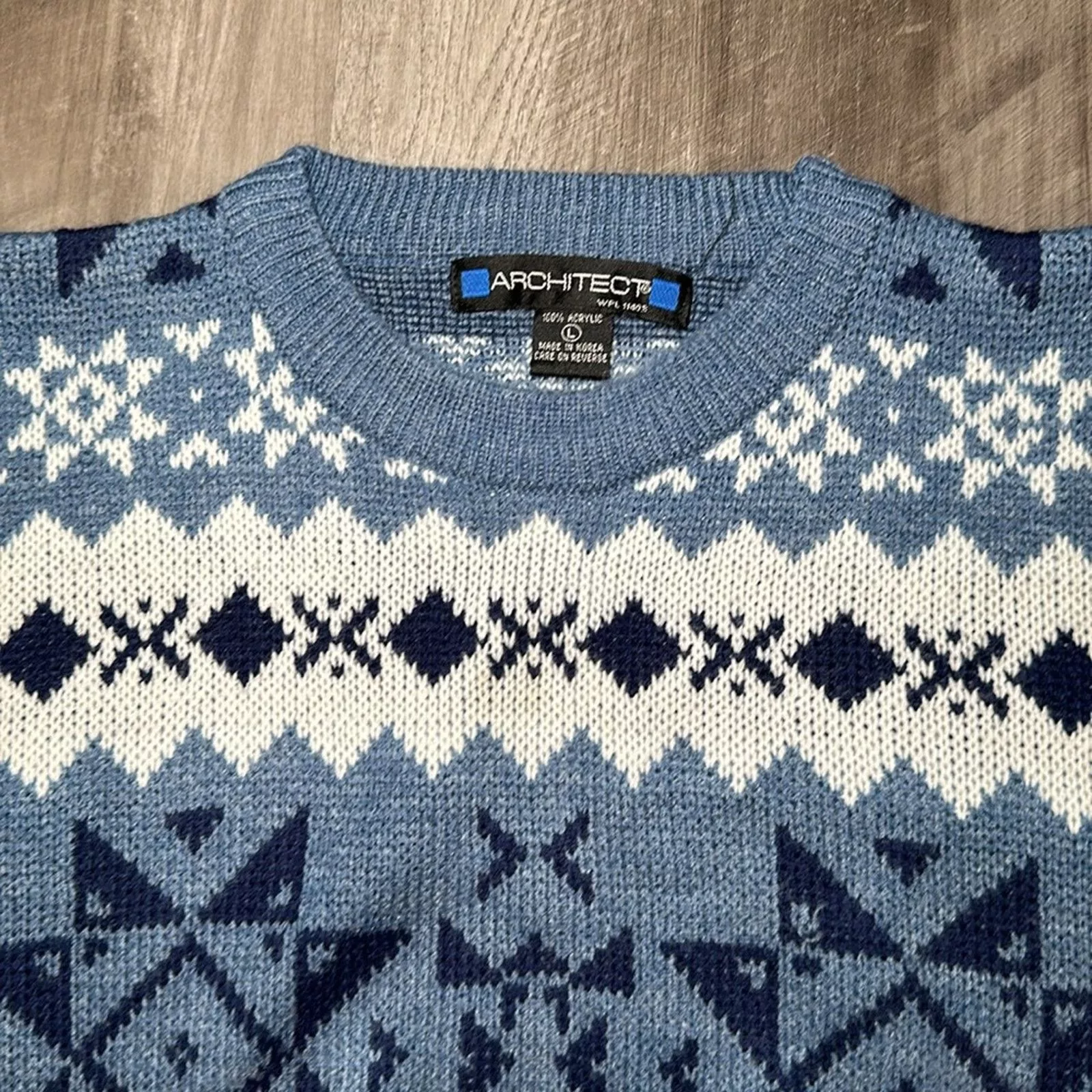 Architect Sweaters Knitwear Architect Crewneck Sweater - Large Blue
