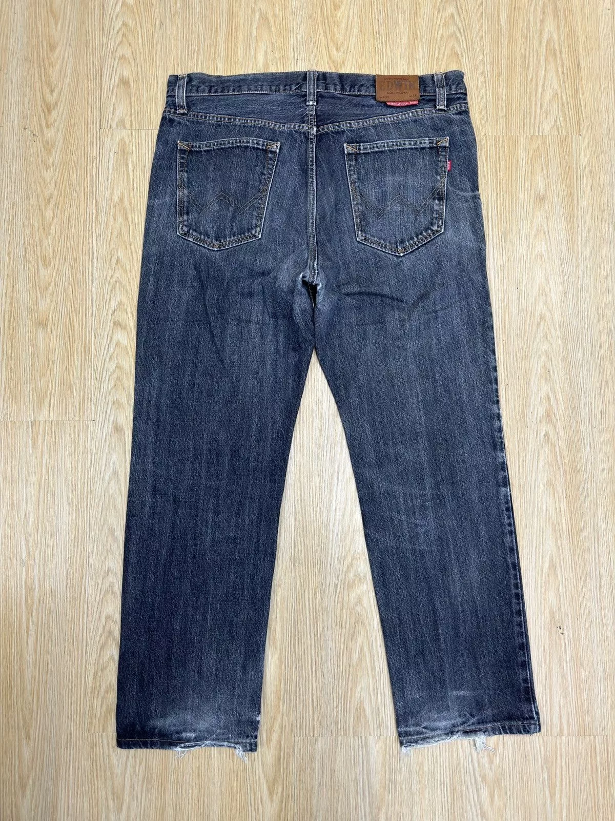 Edwin Denim Edwin × Japanese Brand × Vintage Vintage EDWIN 403 INTERNATIONAL BASIC DENIM Size 36 J651 Gray