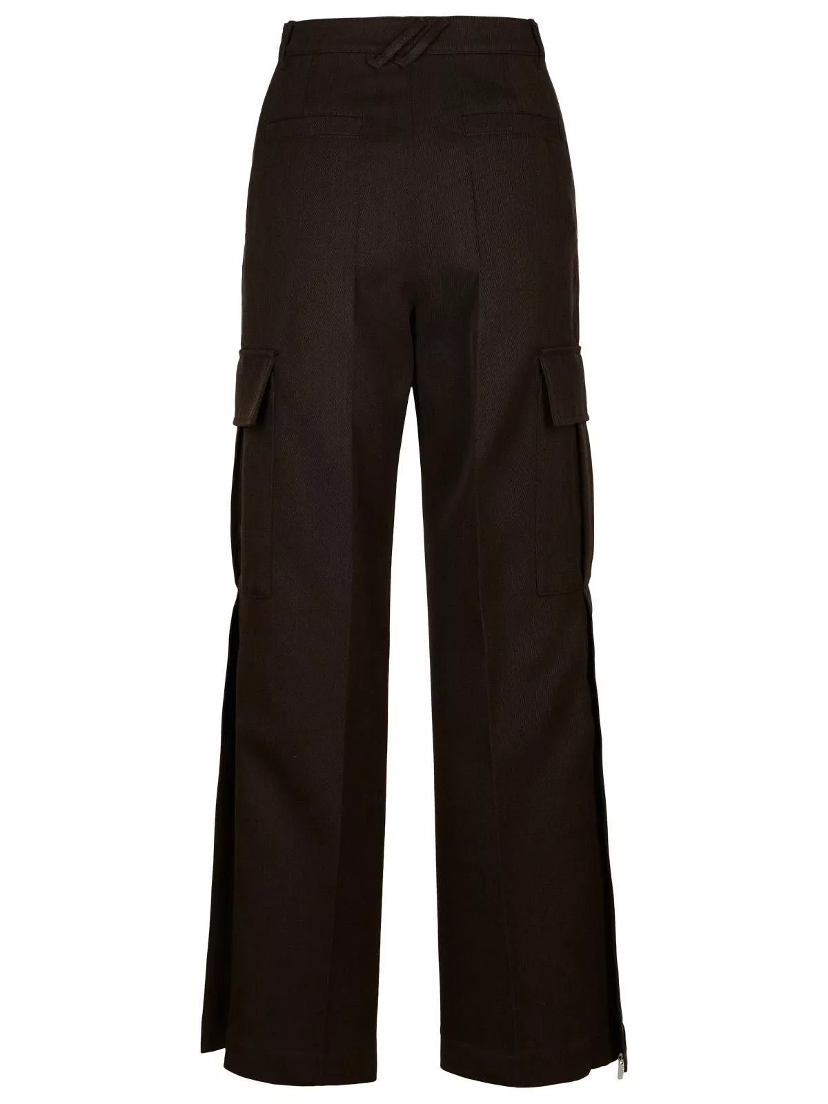 Burberry Pants BURBERRY Brown Wool Cargo Pants Multi