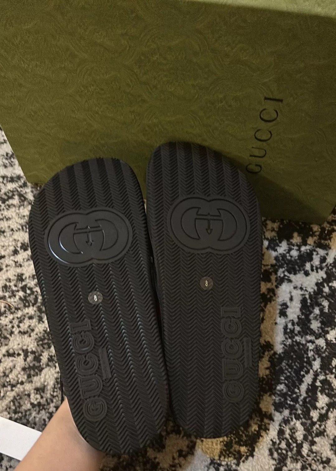 Gucci Sandals Gucci Agrado GRG Rubber Slide Sandal size 8 Multi