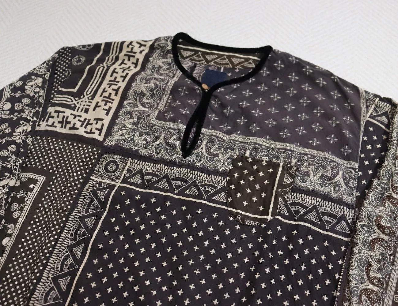Visvim Light Jackets Visvim 19ss ICT Tunic P.O. Shirt Black