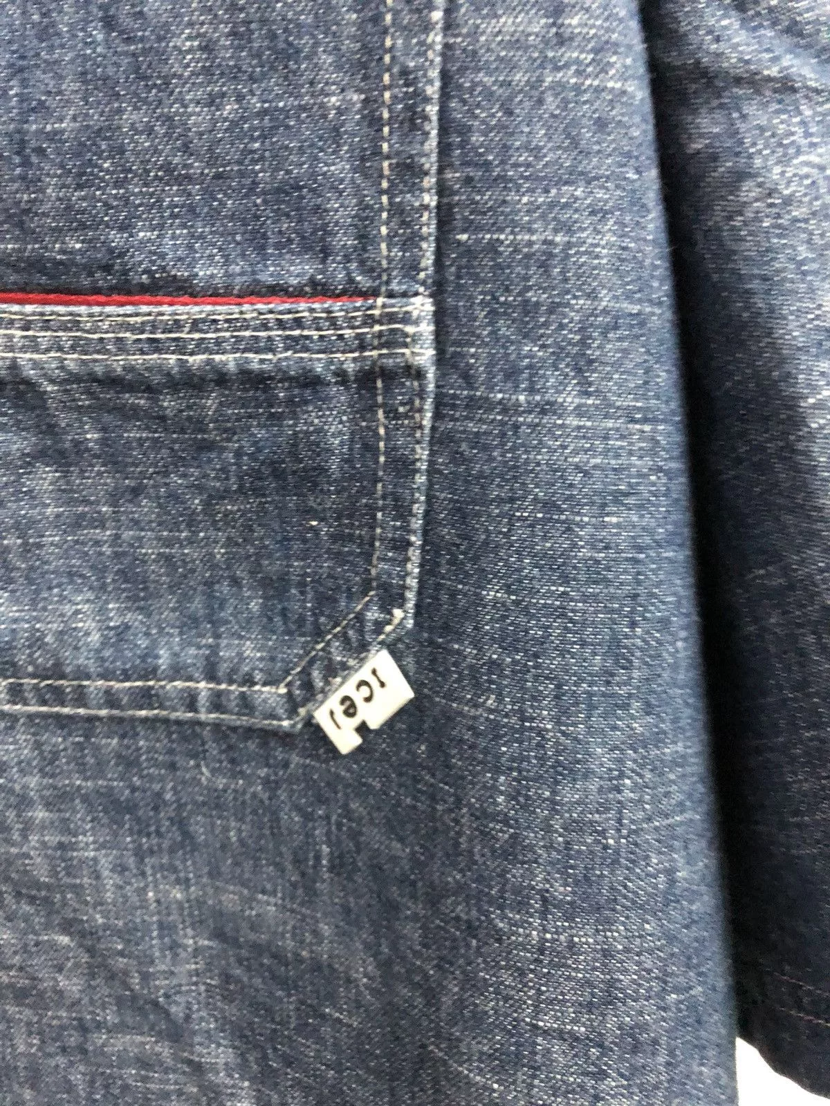 Iceberg Shirts Button Ups ICEBERG Denim Shirt Icejeans Red