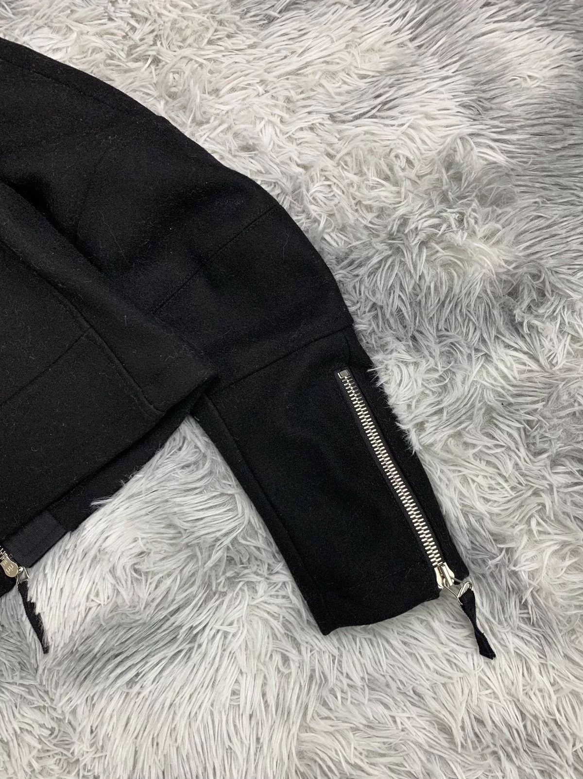 Dries Van Noten Coats Dries van noten "Rare Fireman cropped wool jacket" Black