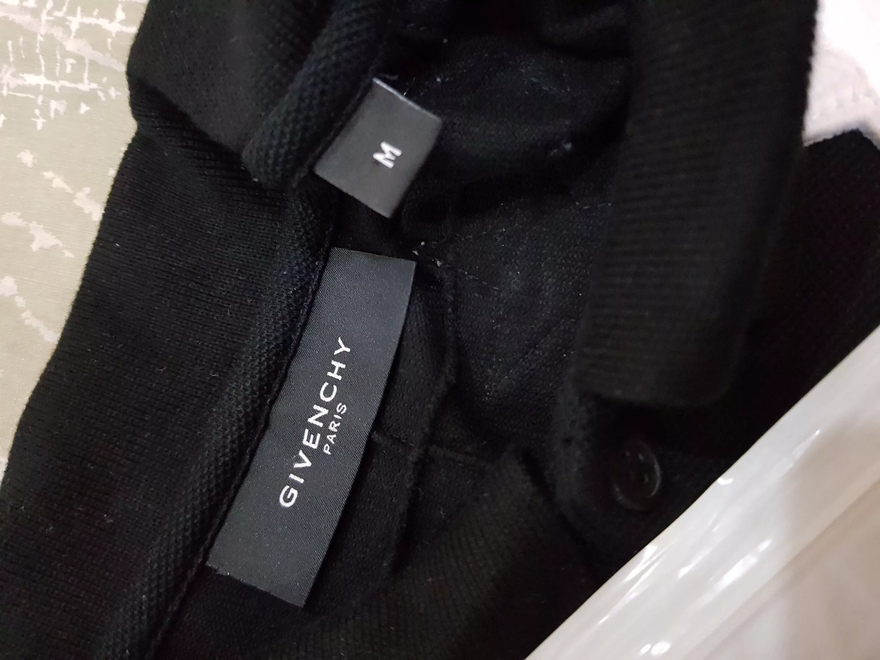 Givenchy Polos Givenchy Black 7-4 Star Polo