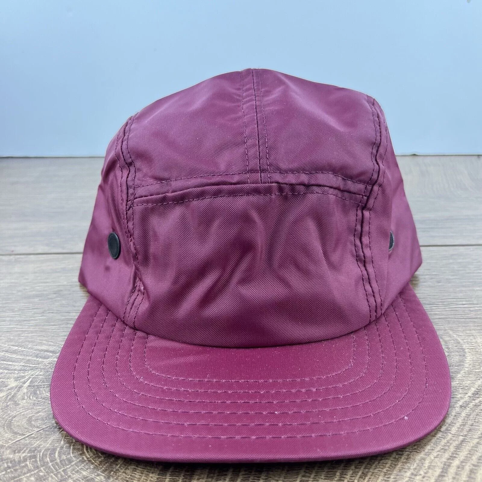 Other Hats Other Maroon Red Running Hat Athletic Cap Red Adjustable Hat Red A