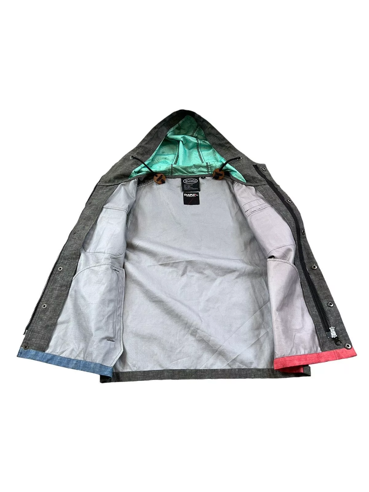 Manastash Vests Manastash Multicolor Hooded Vest