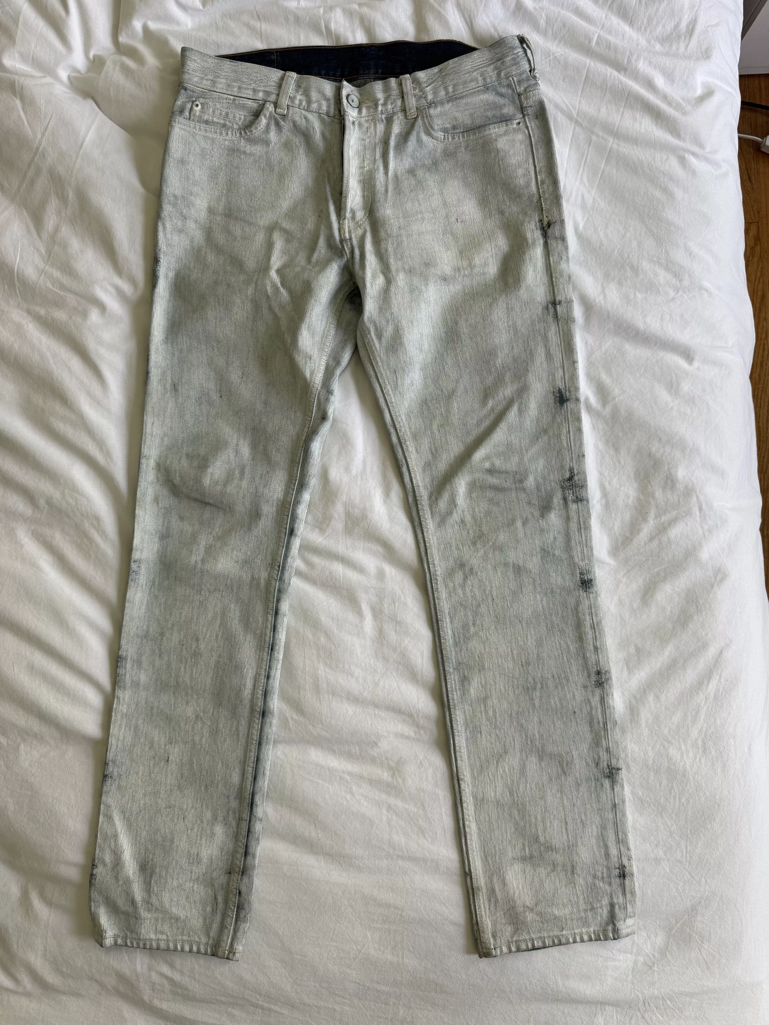 H&M Denim H&M × Maison Margiela H&M x Maison Margiela White Paint Pants 31