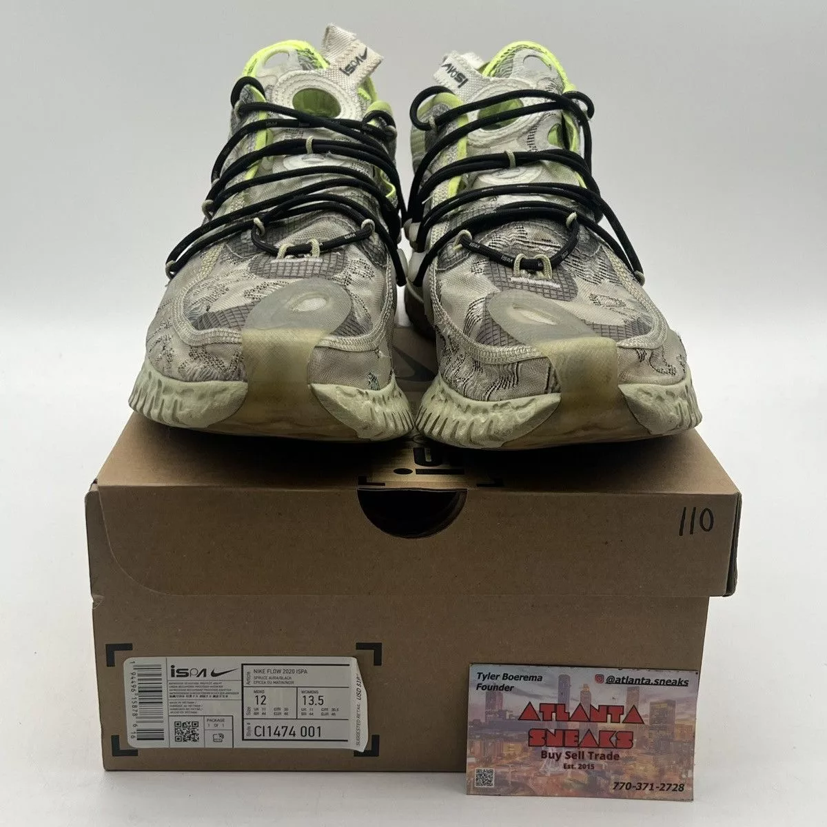 Nike Low Top Sneakers Nike Ispa flow spruce aura Green