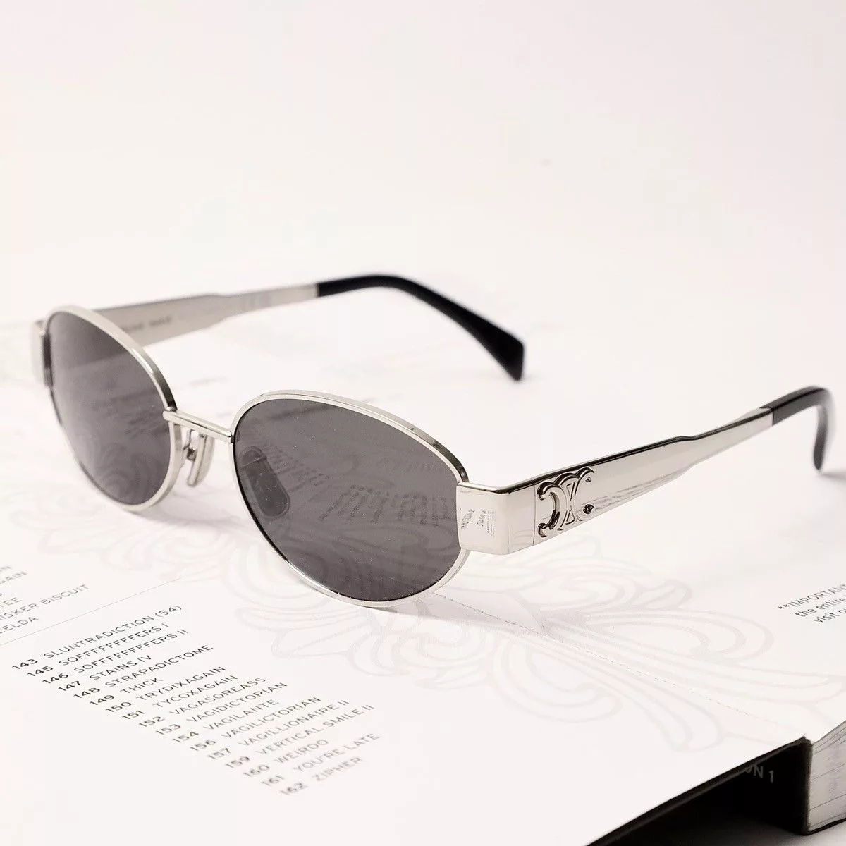 Celine Sunglasses CELINE CL40235U SUNGLASSES Silver