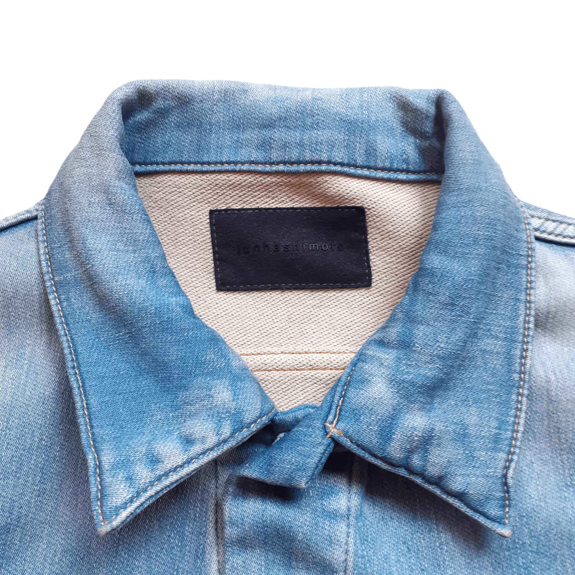 Carpe Diem Denim Jackets Carpe Diem × junhashimoto JUNHASHIMOTO Denim Jacket Type 3 Japan Light Wash Blue