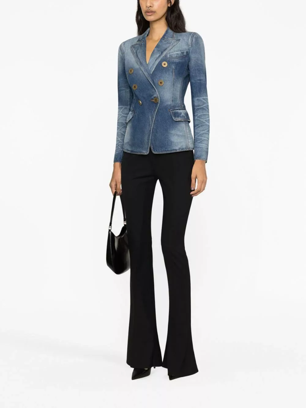 Balmain Jackets Balmain o1w1db10624 Denim Jacket in Blue
