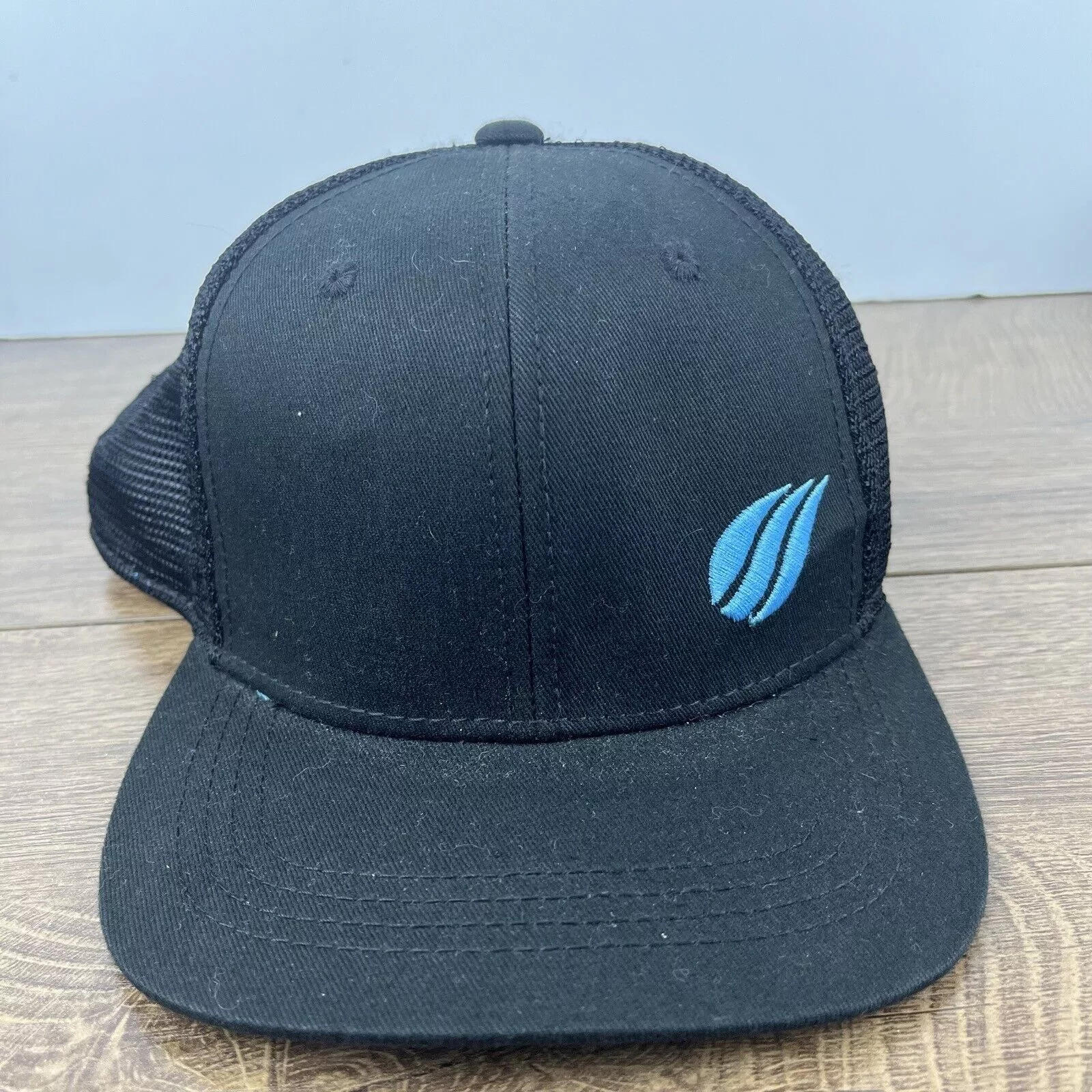 Other Hats Other Blue Wave Hat Blue Wave Adjustable Hat Black Hat Adult Fit B