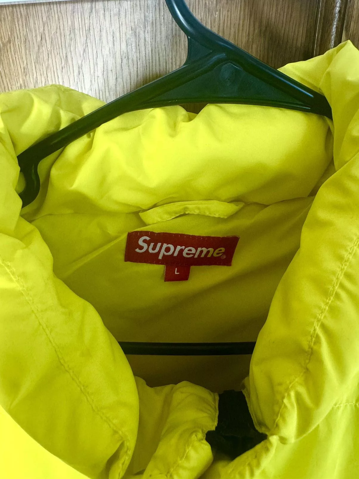 Supreme Heavy Coats Supreme Gradient Puffy Jacket Yellow