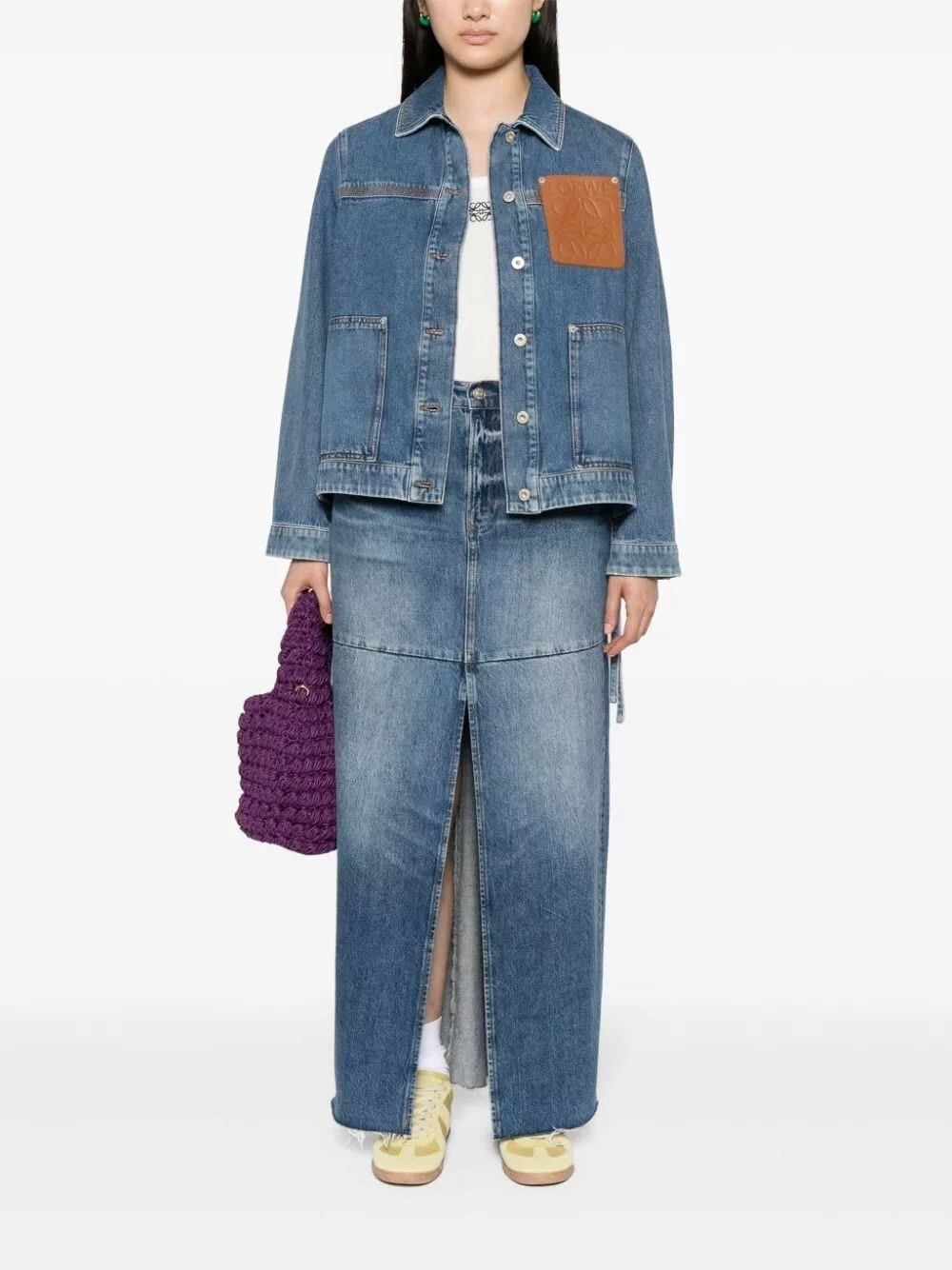 Loewe Jackets Loewe WORKWEAR DENIM JACKET Blue