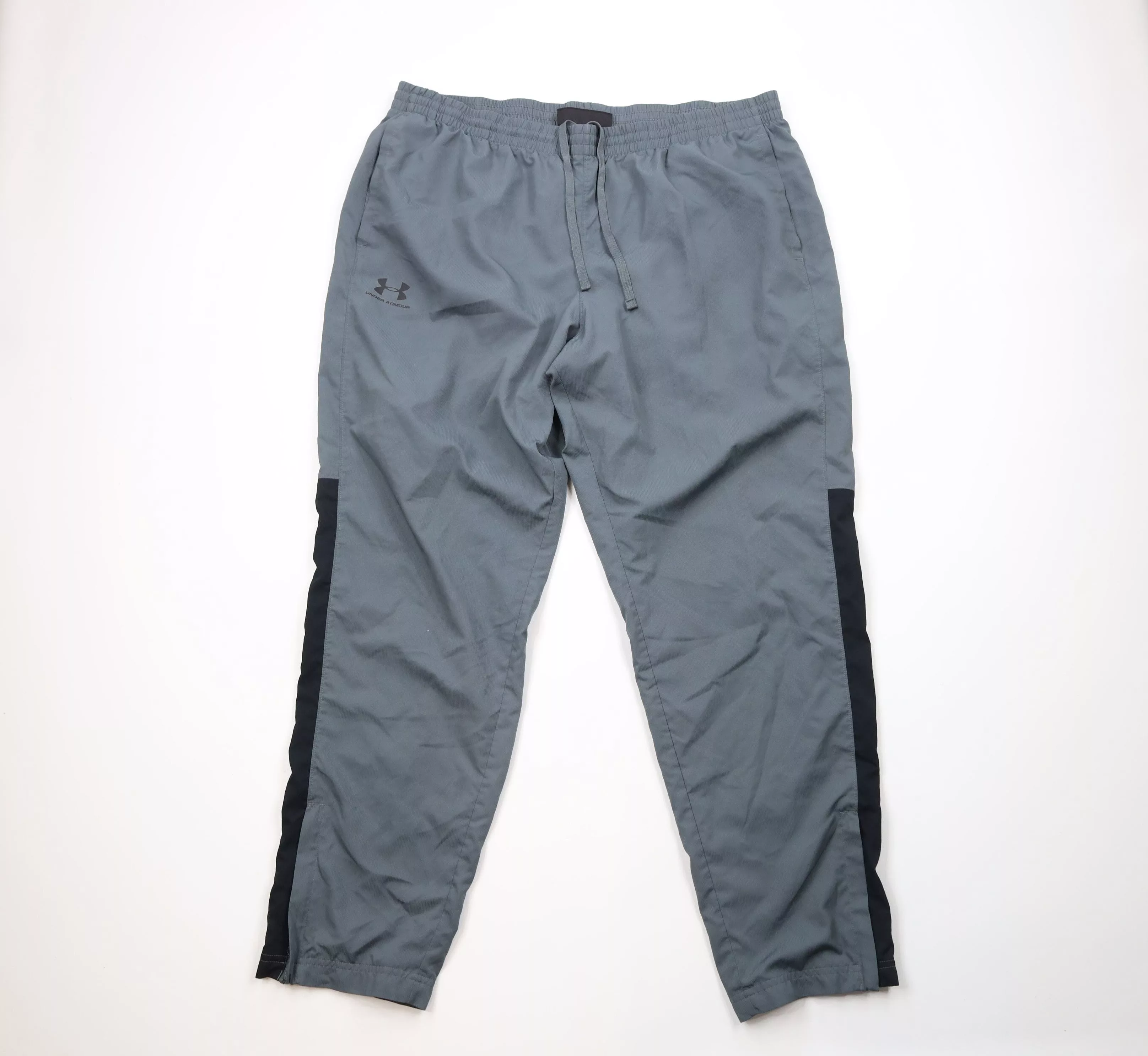 Under Armour Casual Pants Under Armour × Vintage Under Armour Fit Color Block Lined Tapered Leg Pants Gray