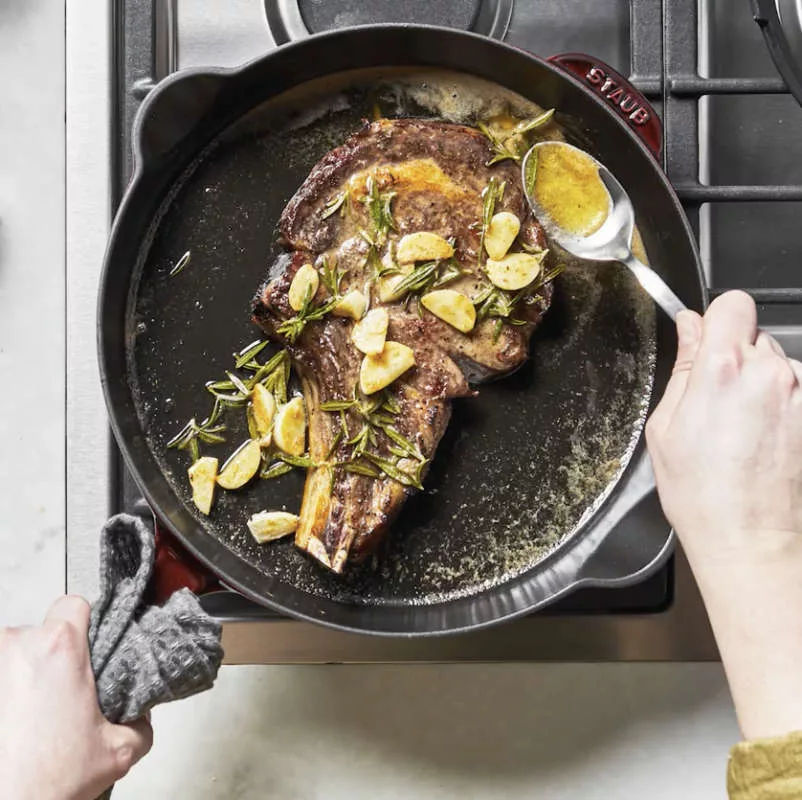 11" Traditional Deep Skillet - Grenadine