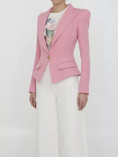 Balmain Jackets Balmain o1w1db10624 Jacket in Purple