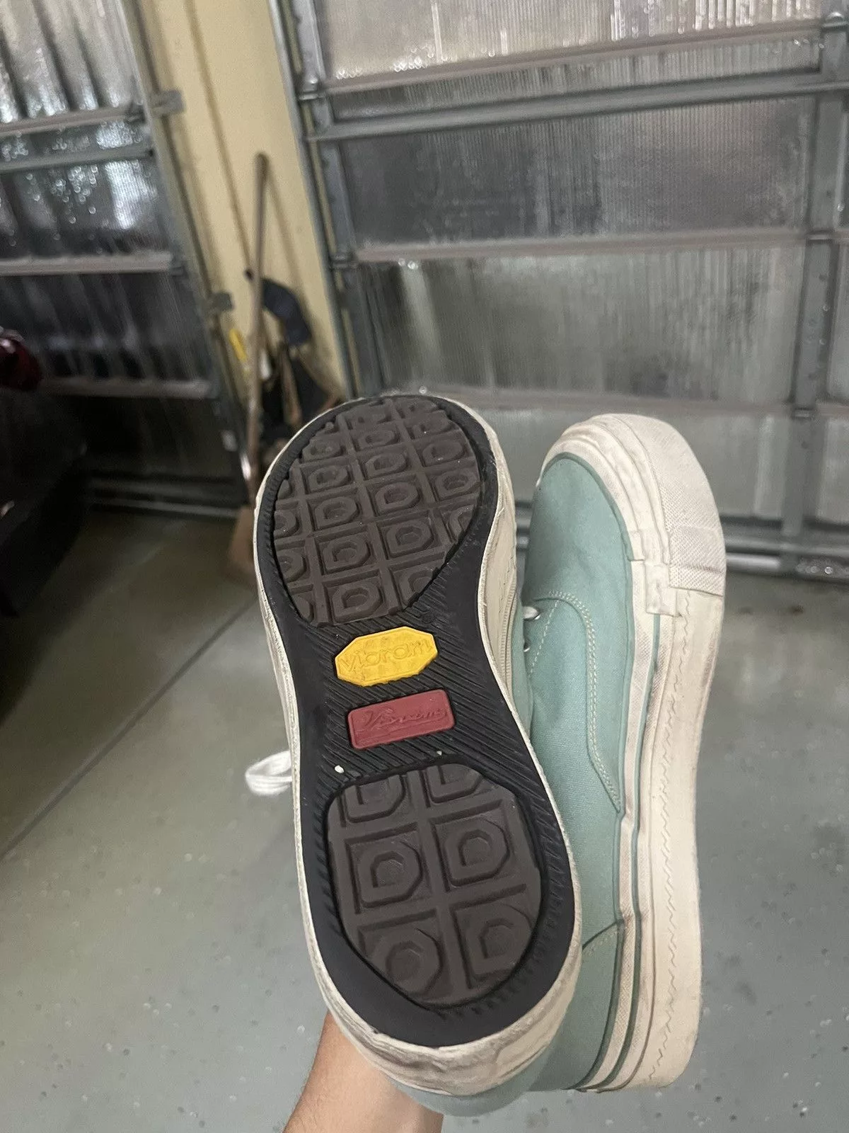 Visvim Low Top Sneakers Visvim shoes Green