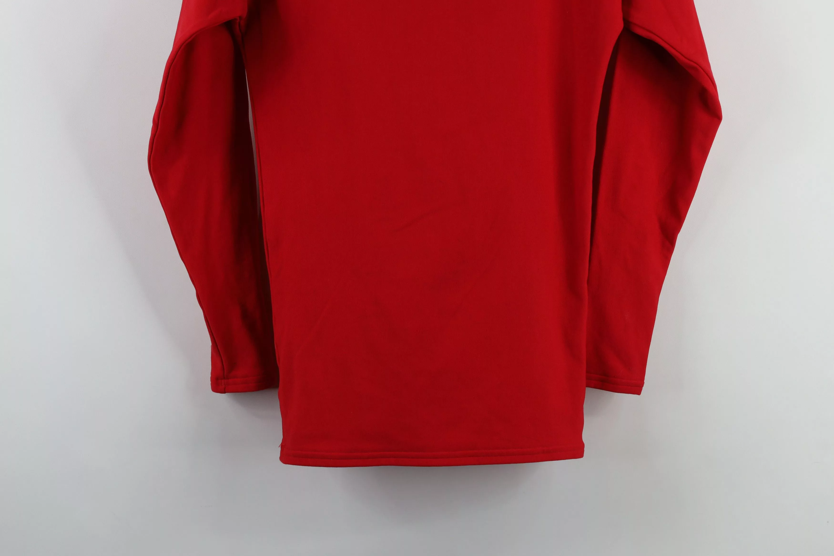 Under Armour Long Sleeve T Shirts Under Armour × Vintage Under Armour Compression Mock Neck Long Sleeve T-Shirt Red