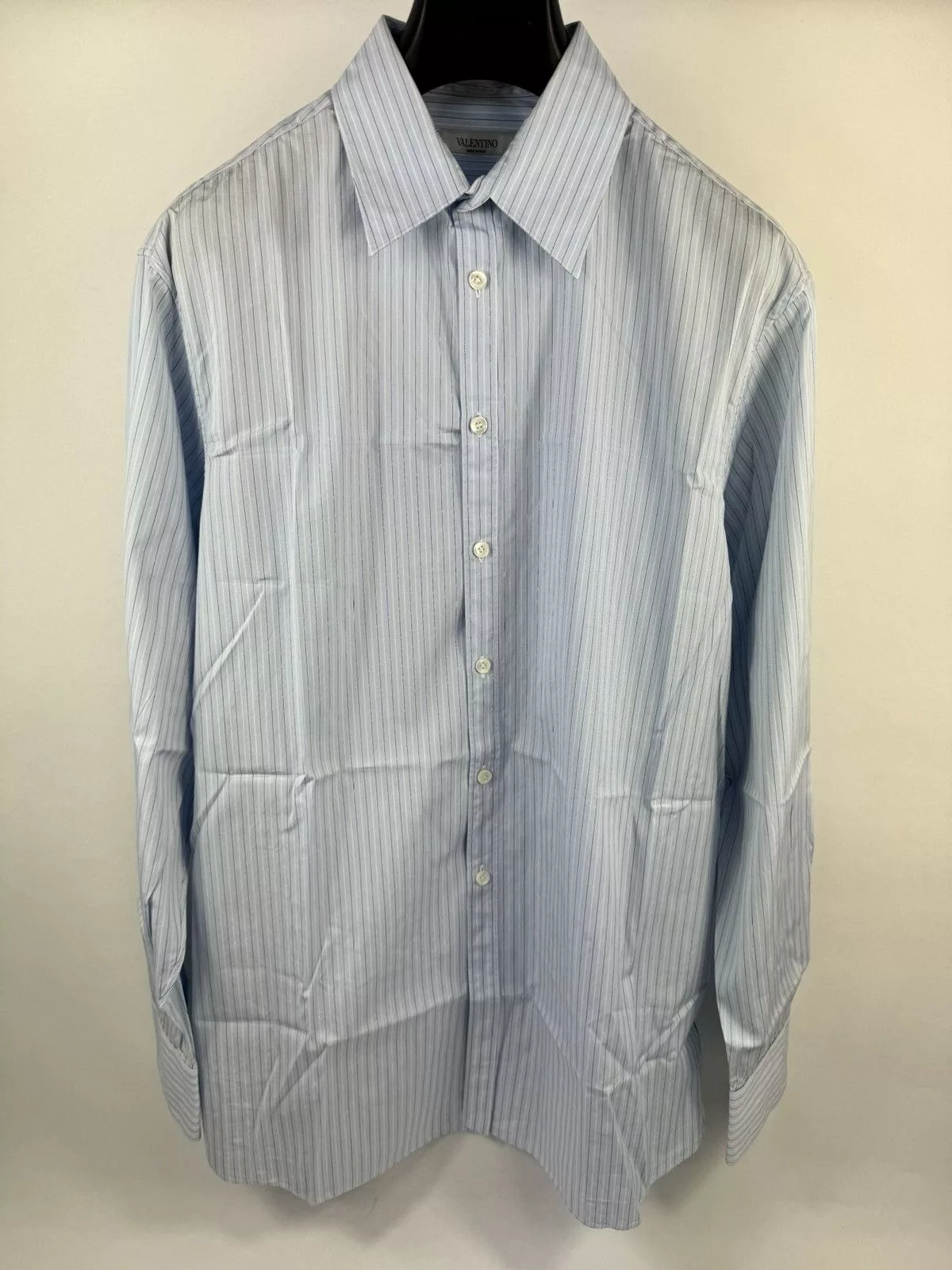 Valentino Shirts Button Ups VALENTINO OVERSIZED STRIPE SHIRT Blue