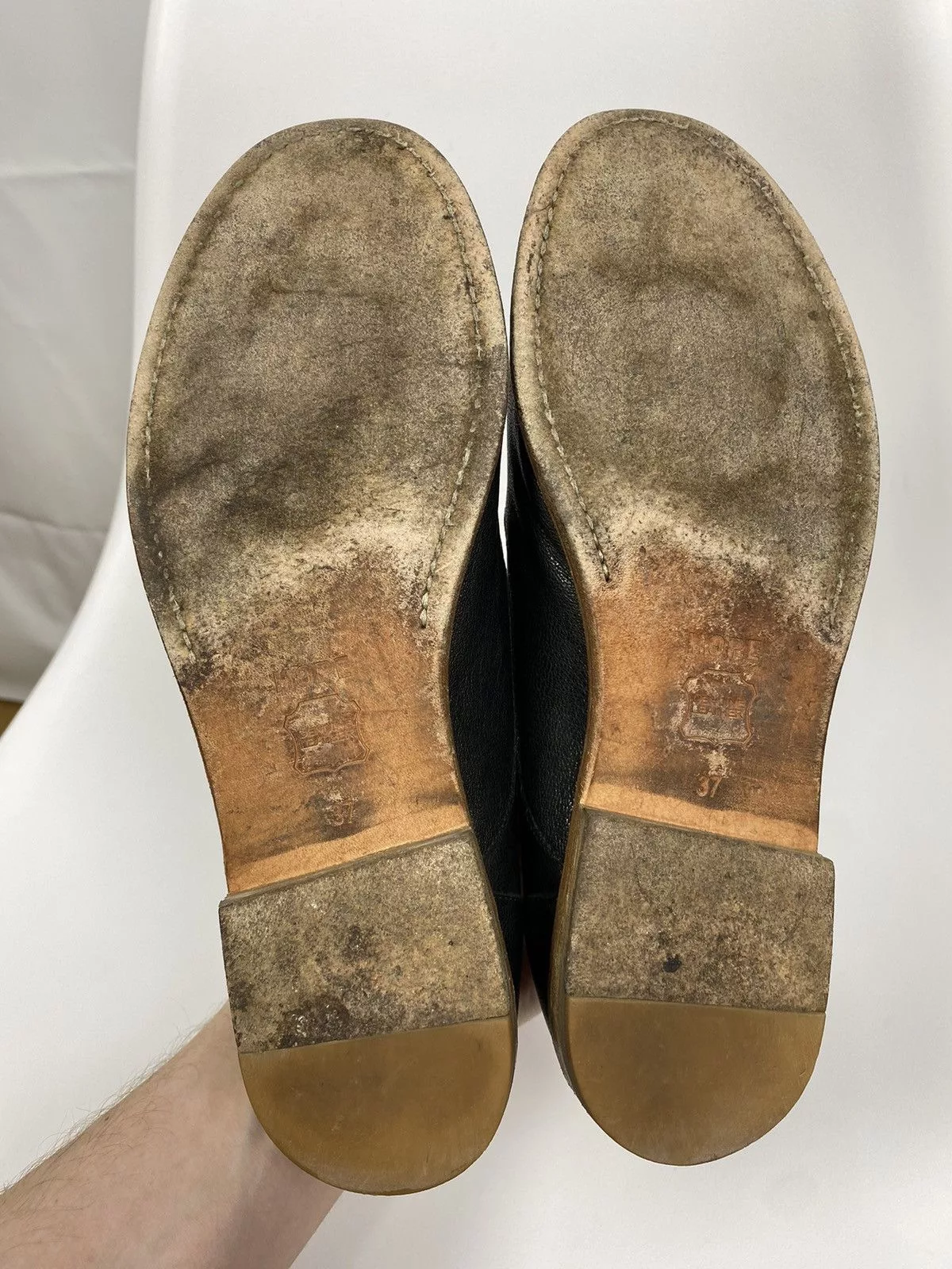Hope Heels Hope Genuine Leather Derby size 37 Black