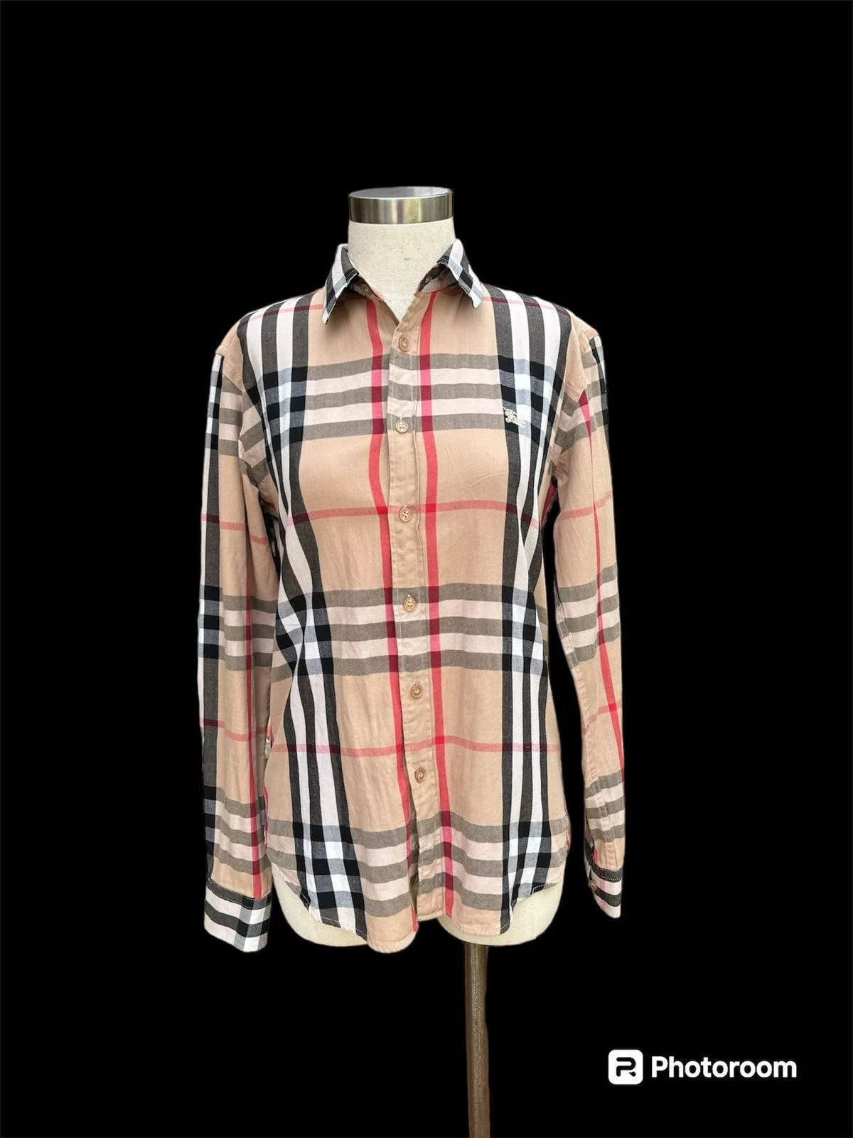 Burberry Button Ups Burberry button up Brown