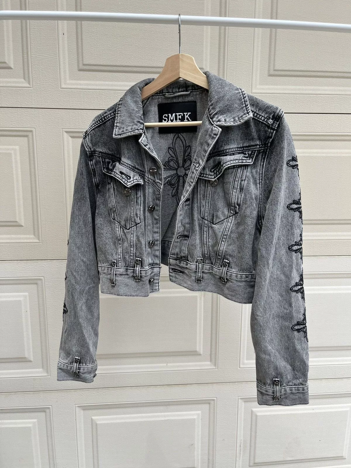 SMFK Denim Jackets SMFK denim jacket Gray
