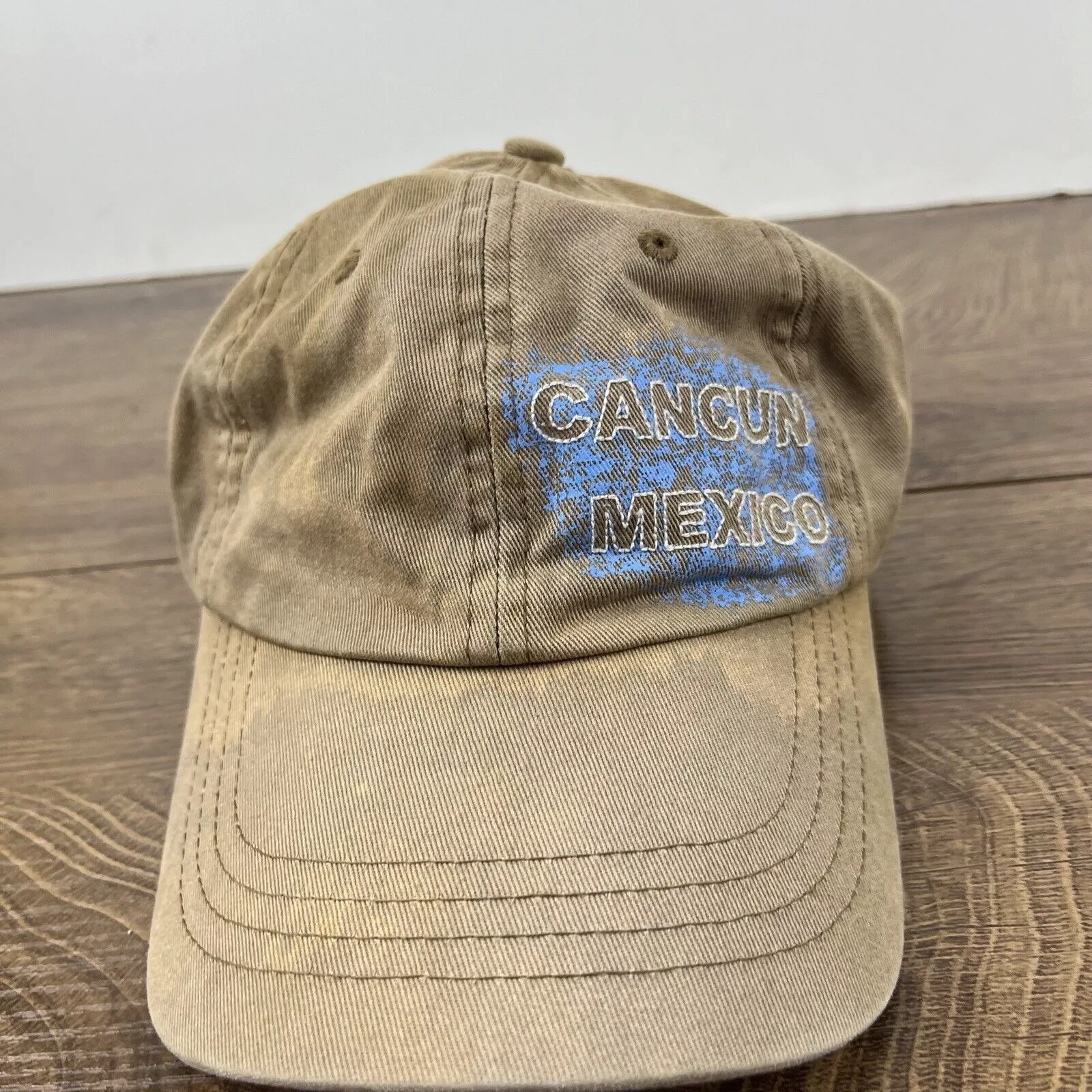 Other Hats Other Cancun Mexico Hat Cancun Cap Hat Brown Cap Adjustable Brown