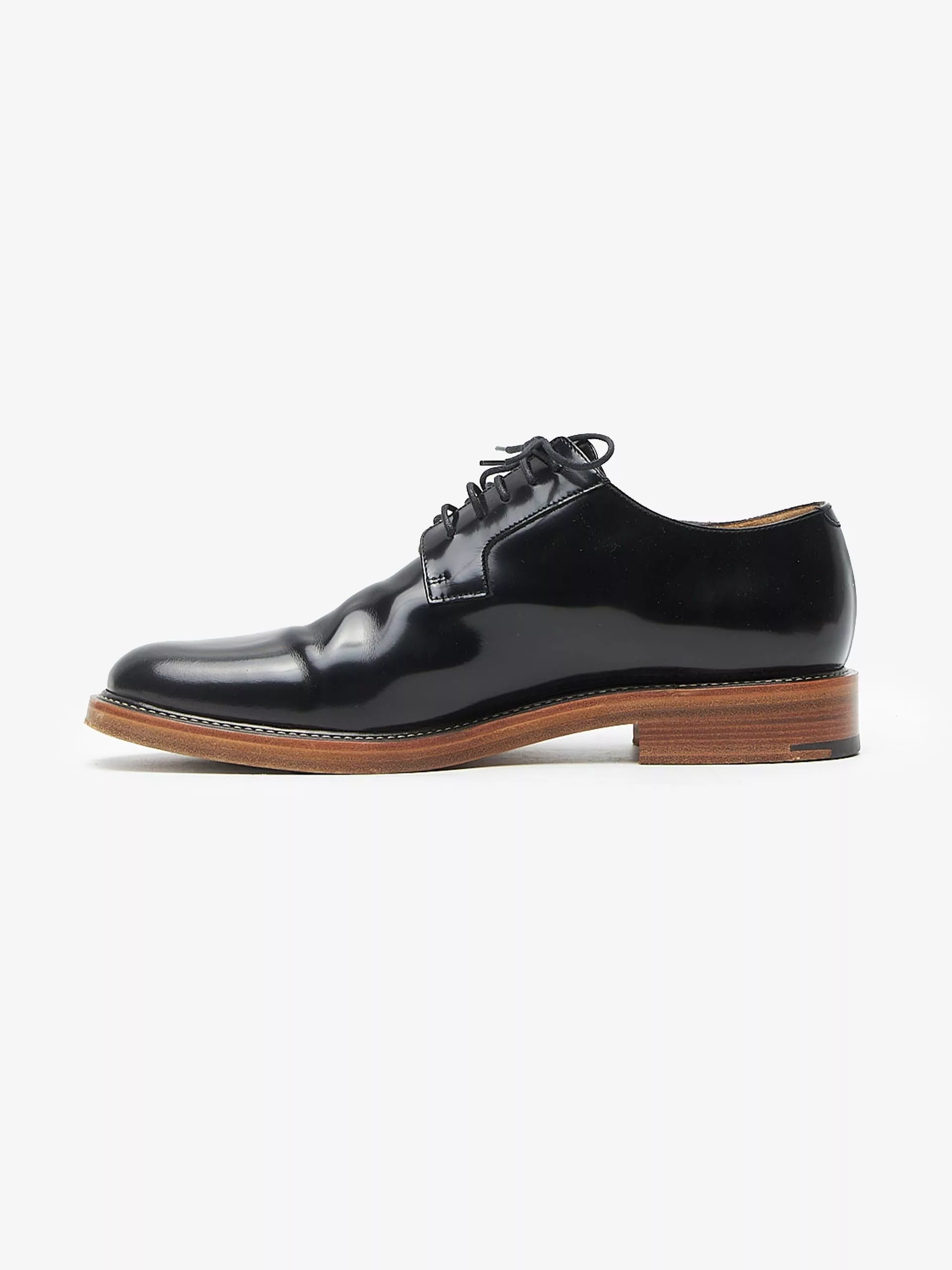 Dries Van Noten Boots Dries Van Noten Black And Brown Sole Derby Boots