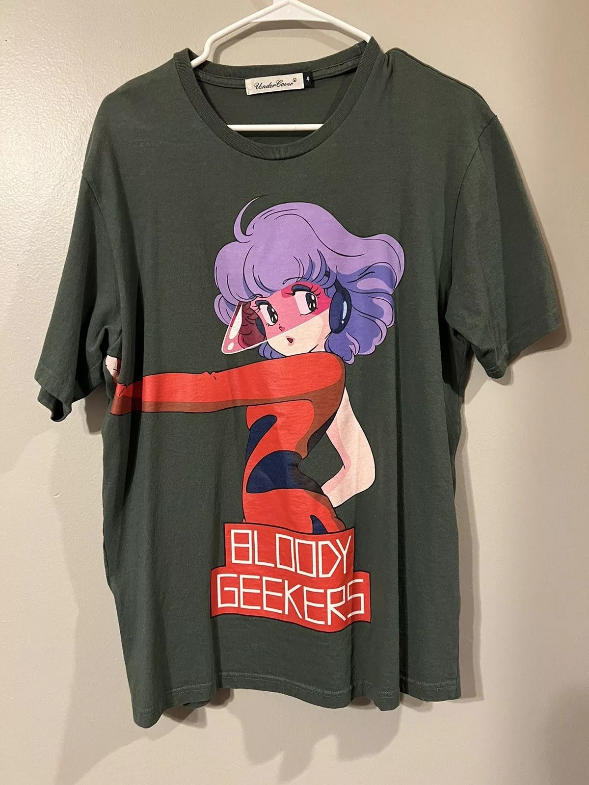 Undercover Short Sleeve T Shirts Bloody Geekers Undercover tee Green