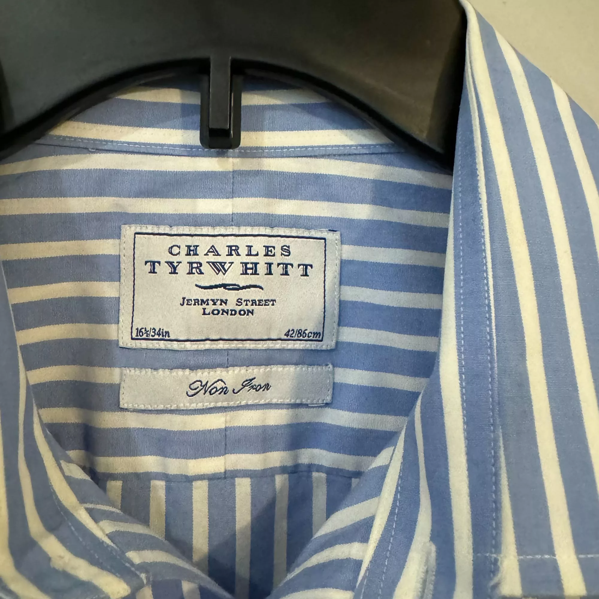 Charles Tyrwhitt Shirts Button Ups Charles Tyrwhitt Men's Striped Button Down Shirt Blue