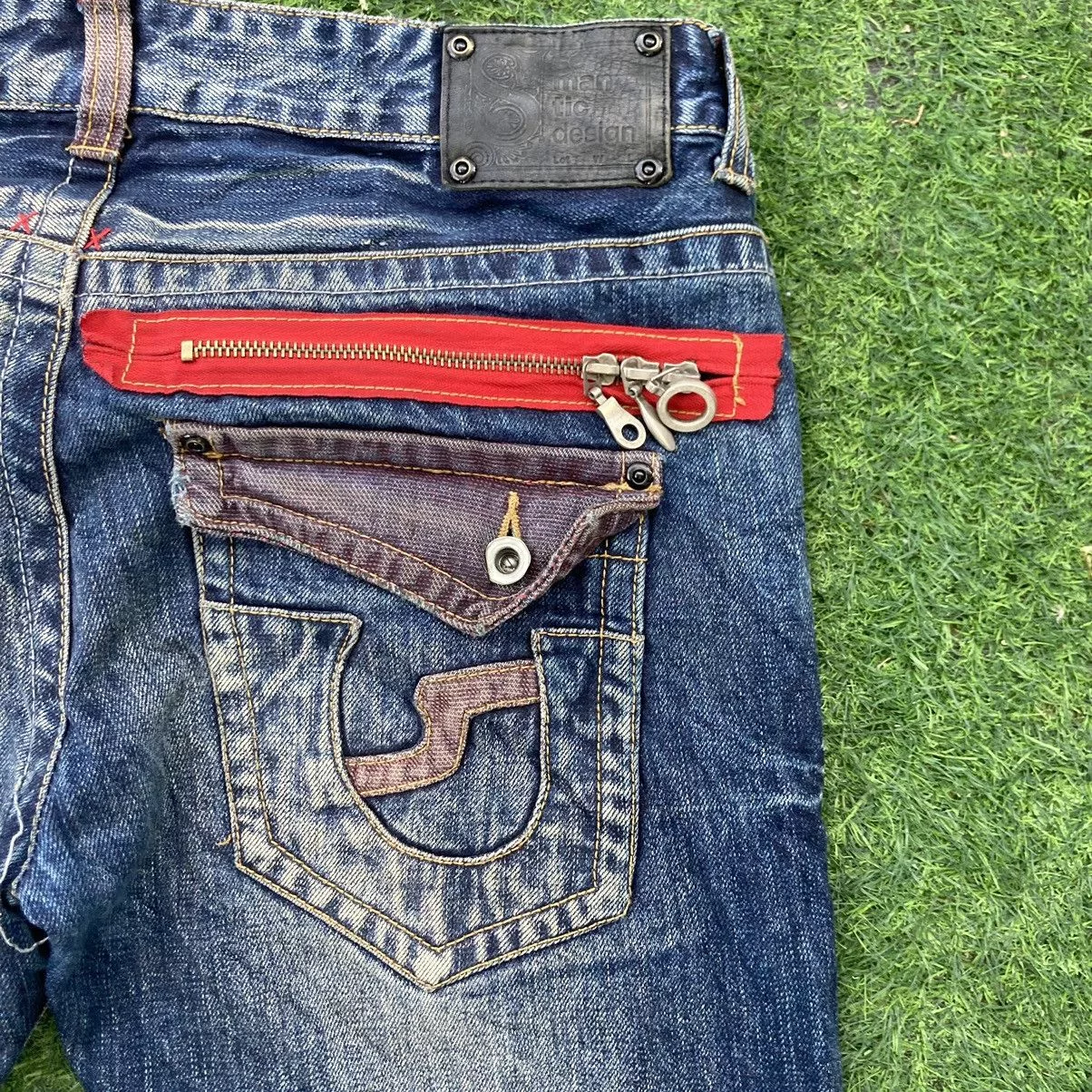 semanticdesign Denim semanticdesign SEMANTIC DESIGN FLARED BOOTCUT JEANS Blue