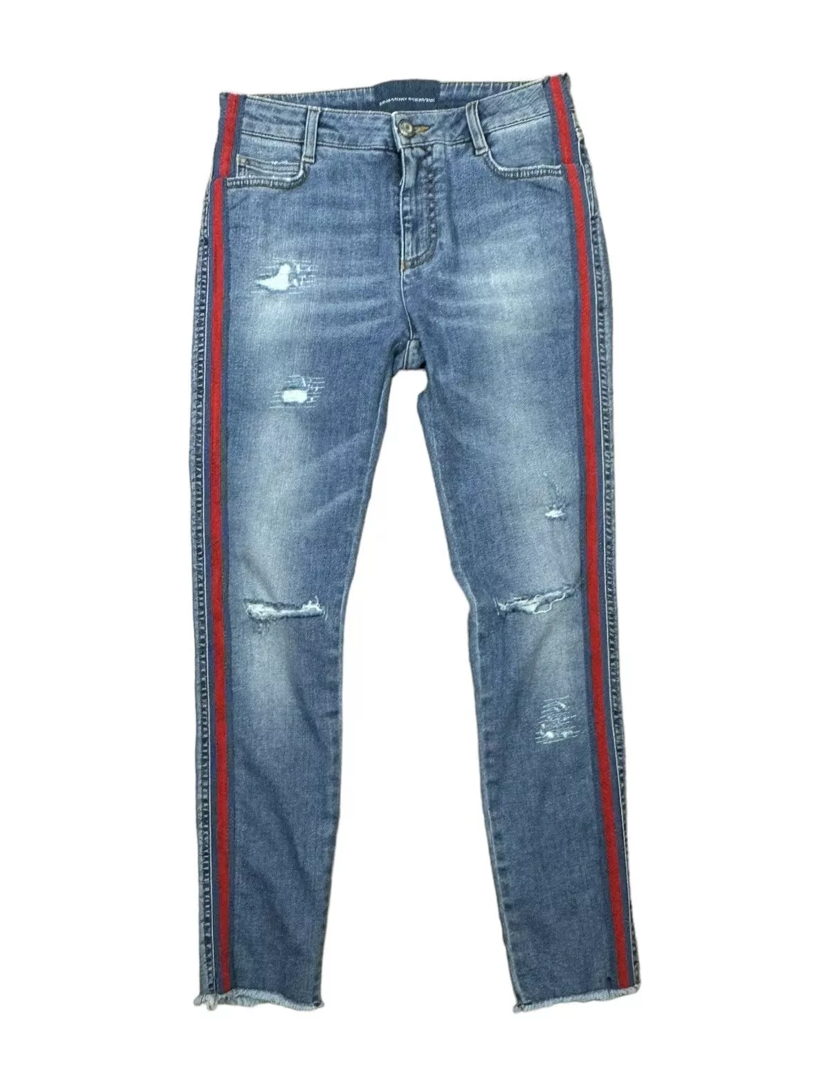 Ermanno Scervino Jeans Ermanno Scervino Slim Jeans Cropped size 40 Blue