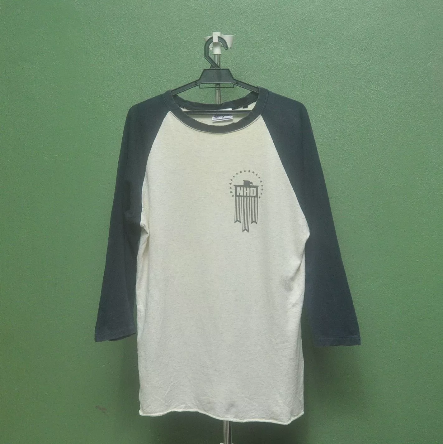 Neighborhood Short Sleeve T Shirts Neighborhood × Vintage Vintage Neighbourhood Skateboard Travis Scott Fashion Style Gray Streetwear