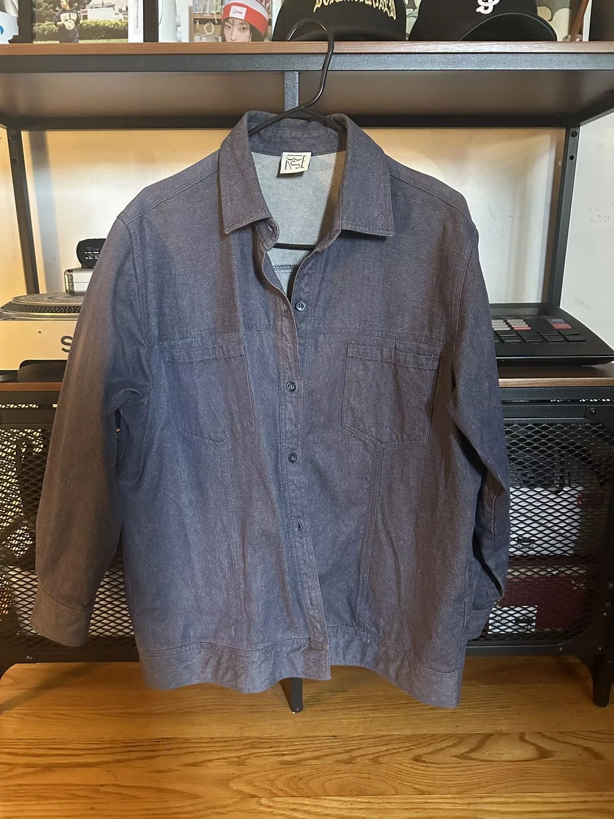Vintage Shirts Button Ups Vintage Longsleeve Button Up Blue