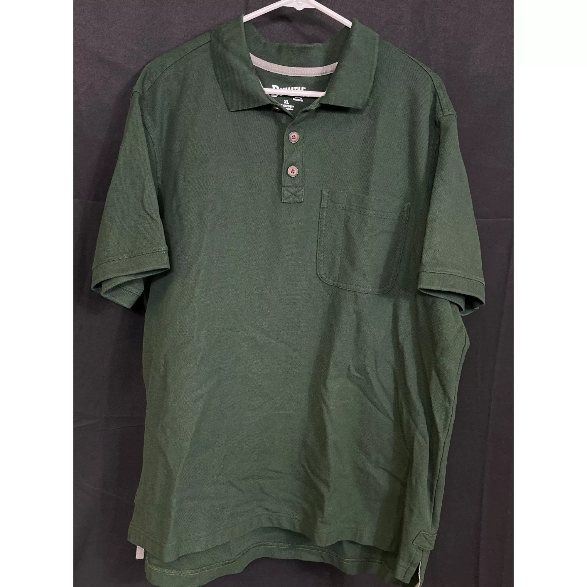 Duluth Trading Company Polos Duluth Trading Company Duluth Trading Co. SKU 450 Mens Green Polo Short Sleeve Shir