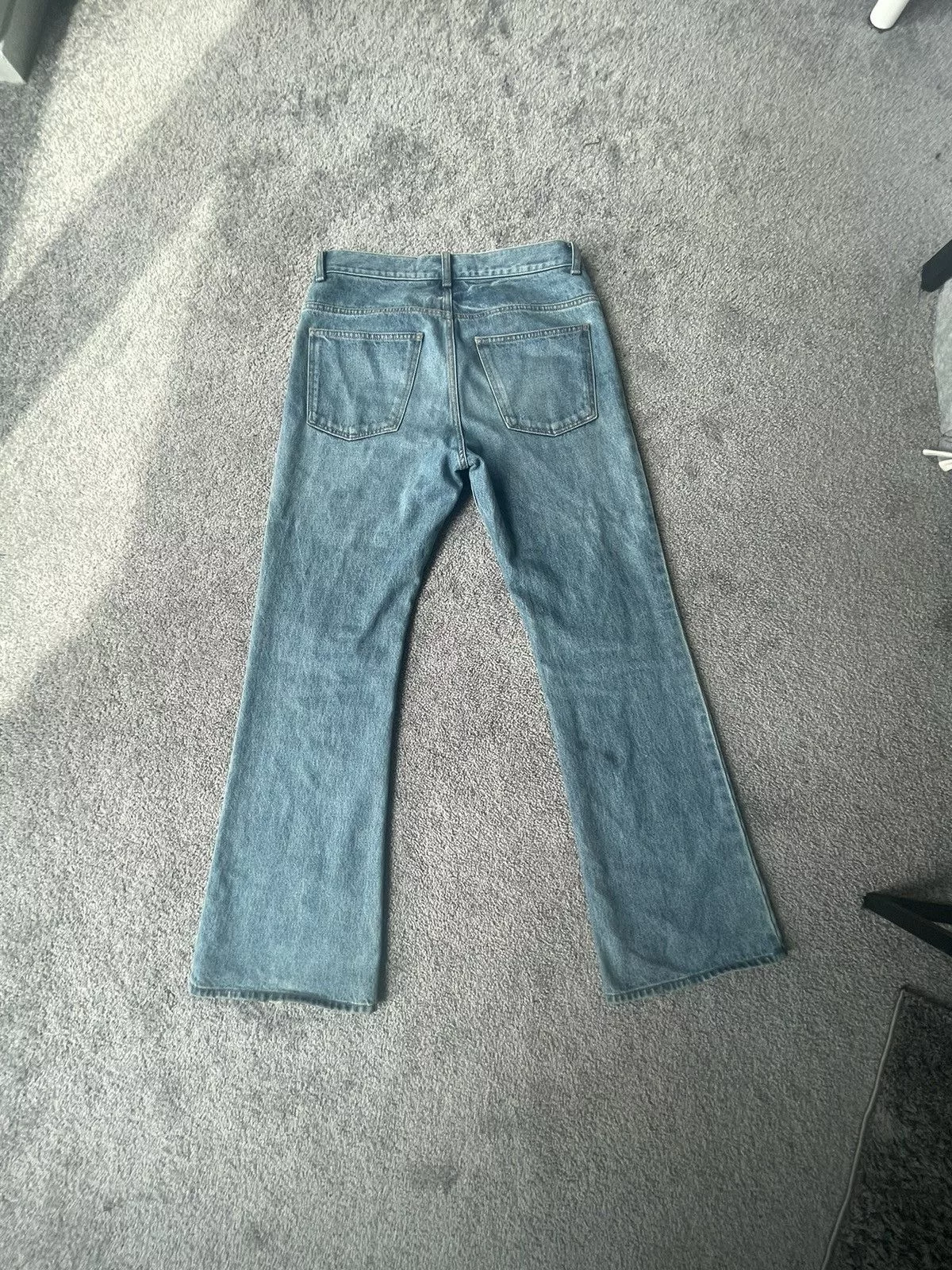 Beams Plus Denim Beams Plus Beams Anti Vintage Flared Jeans Blue