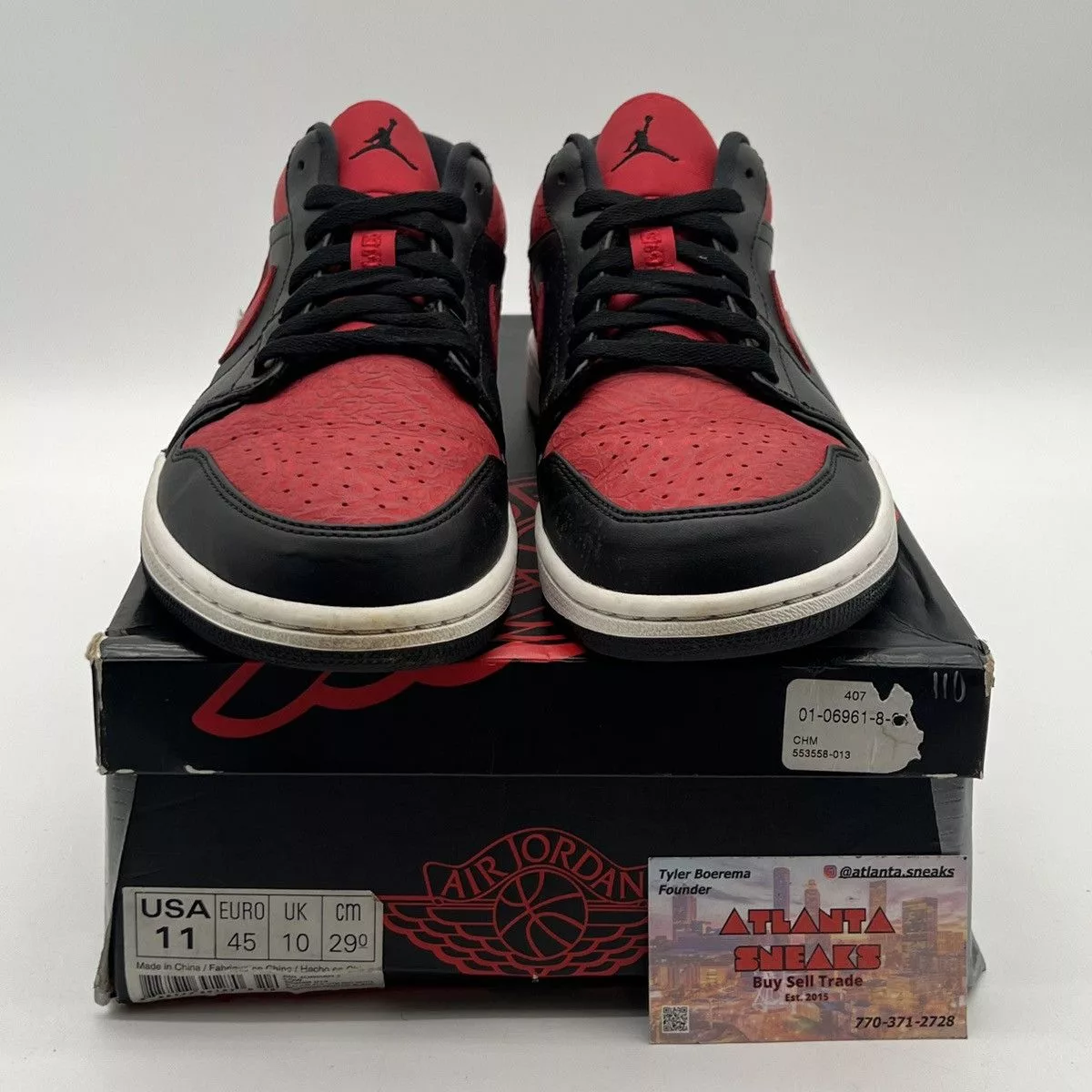 Nike Low Top Sneakers Nike Air Jordan 1 low bred Black