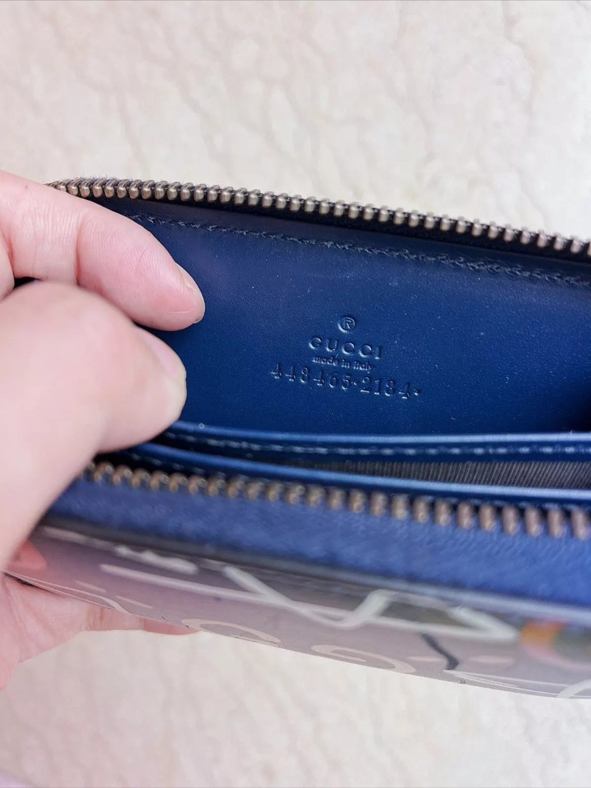 Gucci Wallets Gucci Print wallet Blue