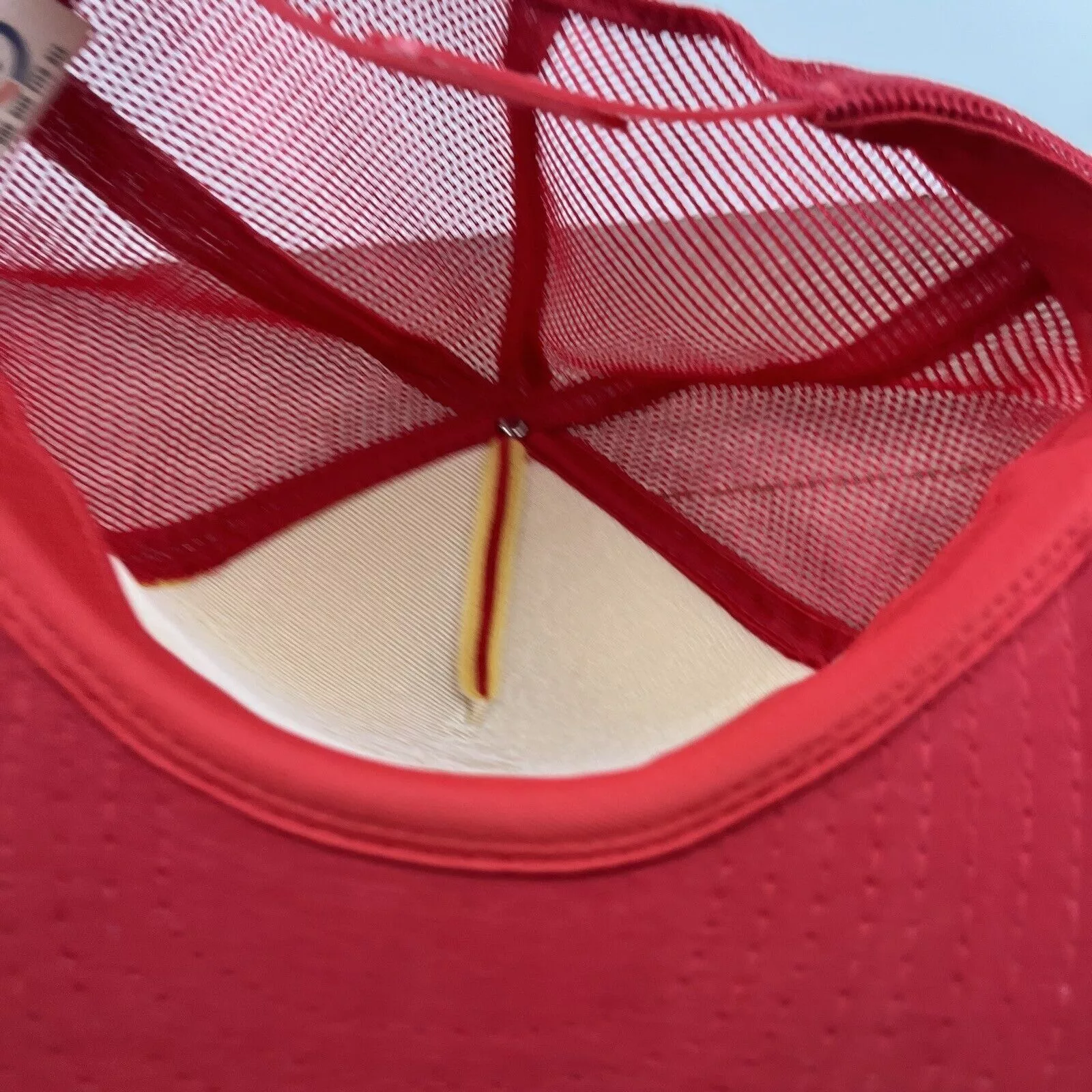 Other Hats Other Lee Grover Construction Hat Red Hat Adjustable Adult Size Ha