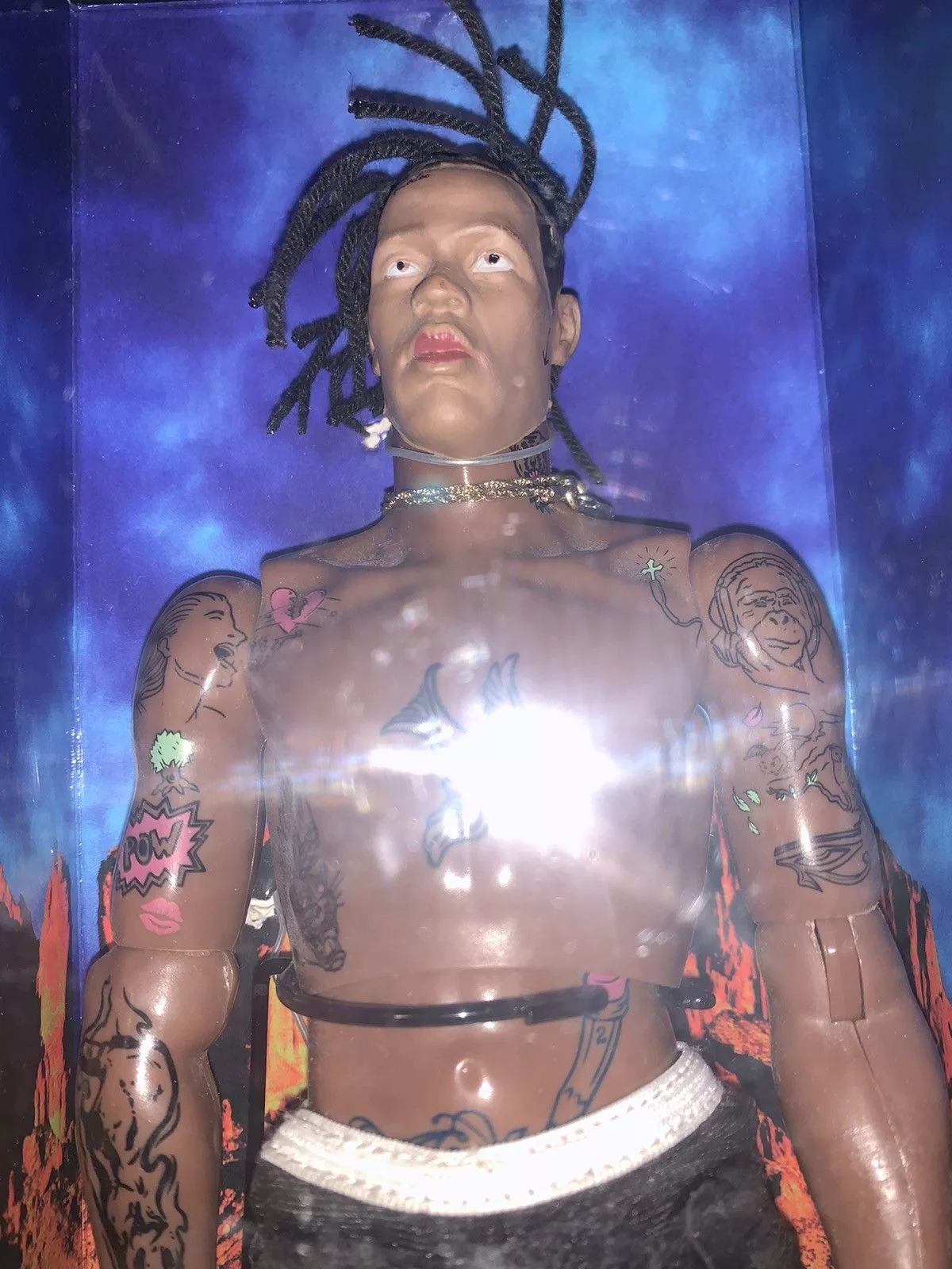 Travis Scott Miscellaneous TRAVIS SCOTT RODEO ACTION FIGURE Green