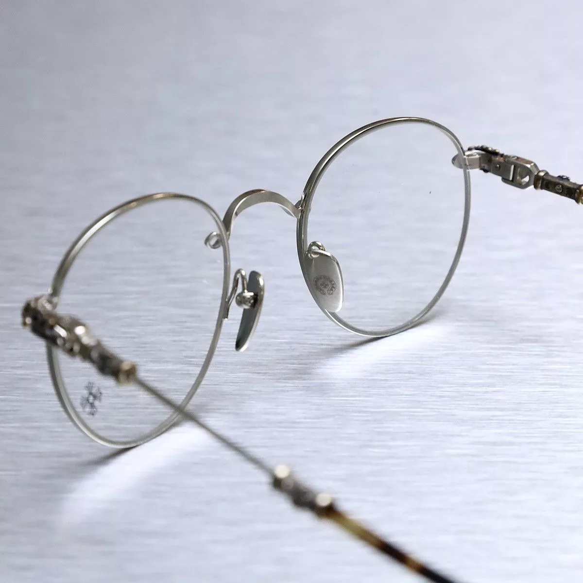 Chrome Hearts Glasses CHROME HEARTS BUBBA - A GLASSES Silver