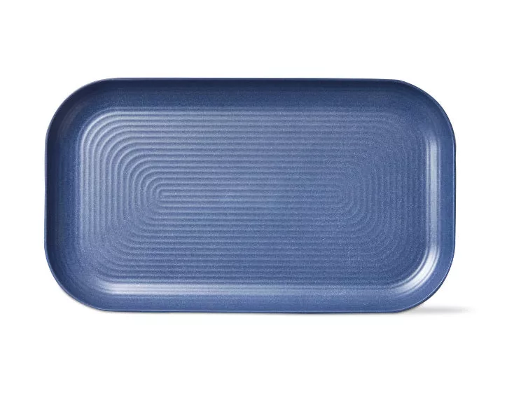 Brooklyn Melmn Rect Platter Blu Denim