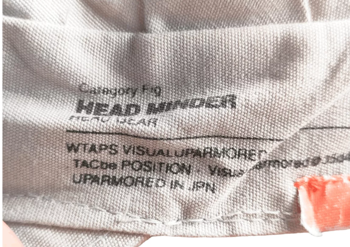 Wtaps Hats WTAPS HEAD GEAR UPARMORED HAT White