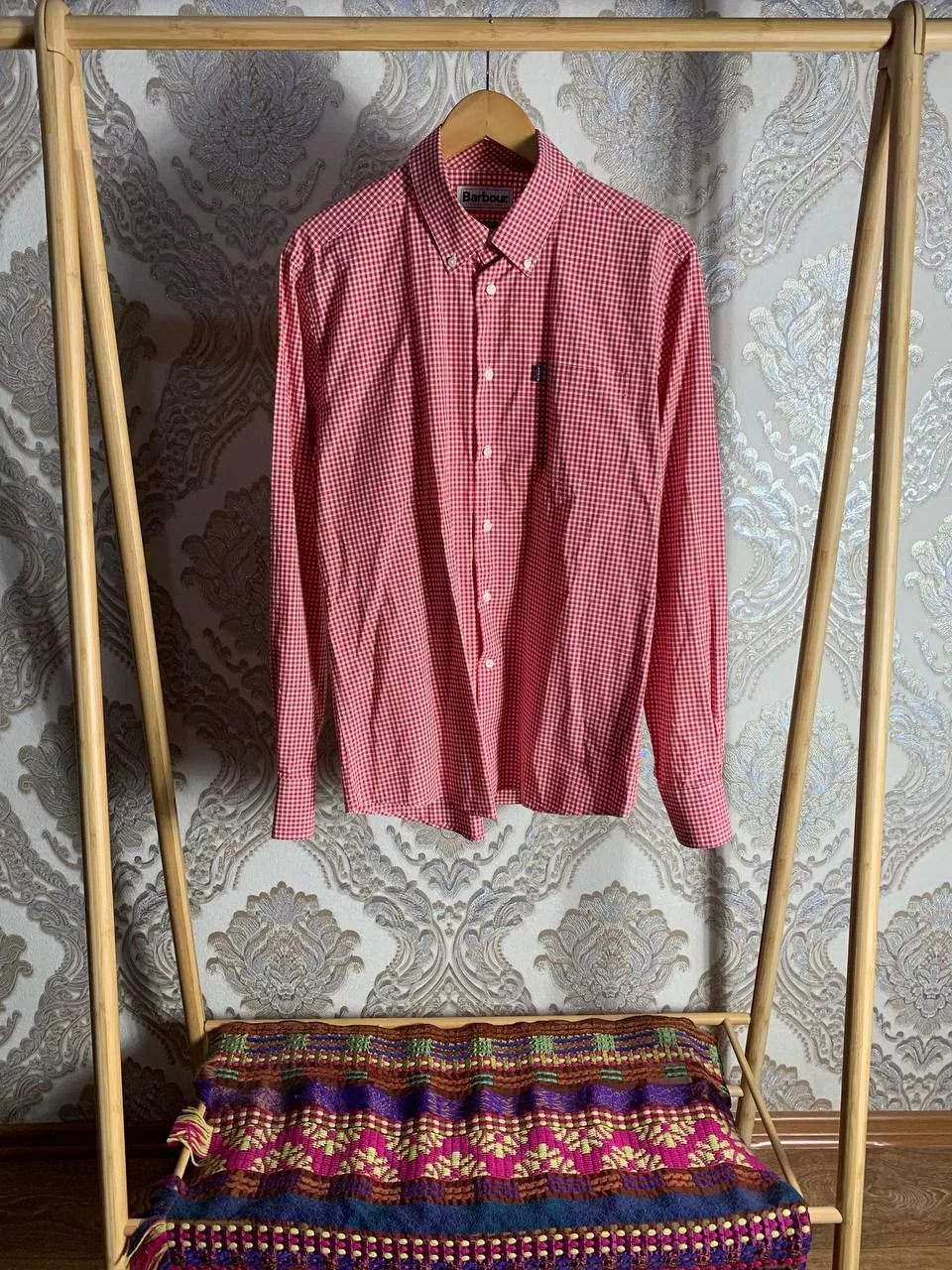 Barbour Shirts Button Ups Barbour × Vintage VERY RARE BARBOUR OXFORD LEONARD SHIRT ENGLAND STYLE Y2K 90s Pink Streetwear