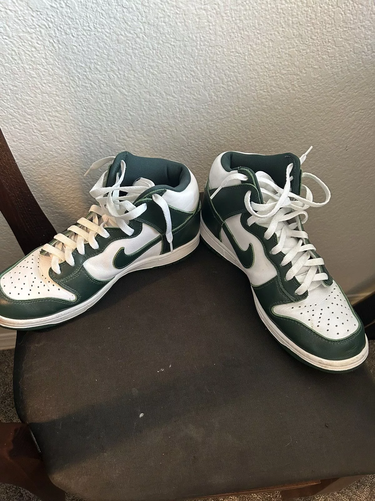 Nike Hi Top Sneakers Nike Dunk pine green