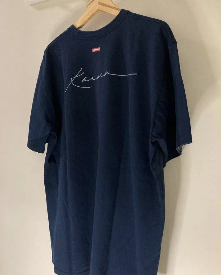 Supreme Short Sleeve T Shirts Supreme x Pharoah Sanders Navy Blue