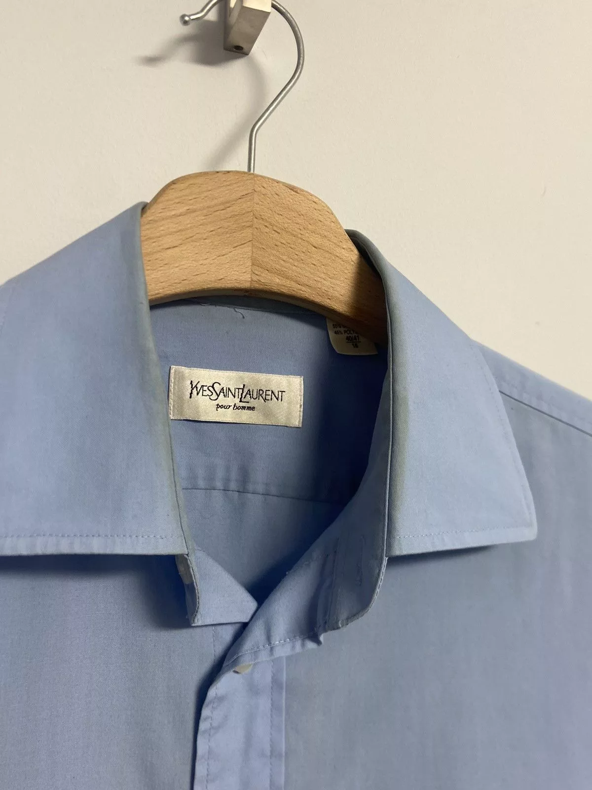 Yves Saint Laurent Shirts Button Ups Yves Saint Laurent Button Up Blue