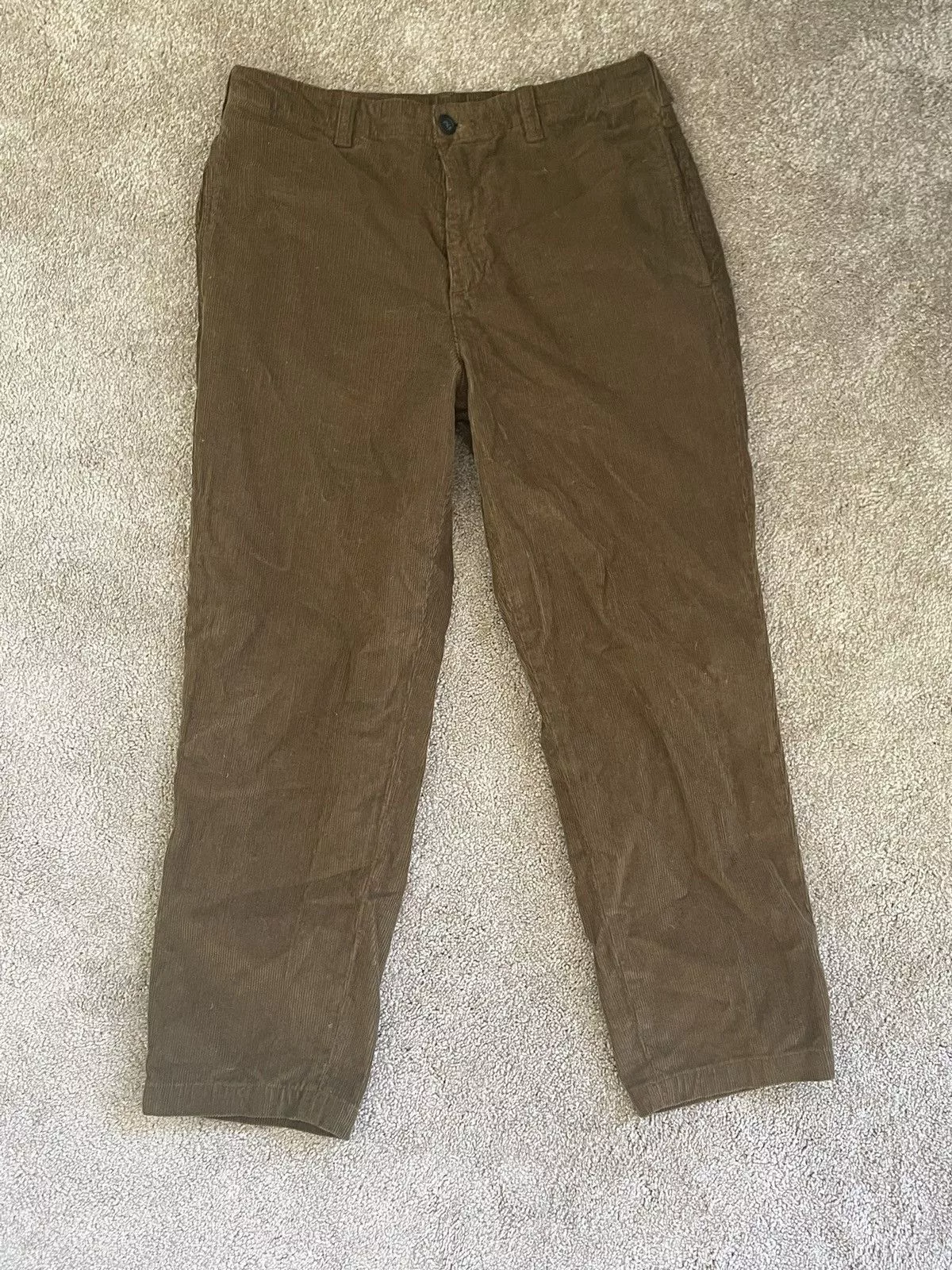 Knickerbocker Mfg Co Casual Pants Knickerbocker Mfg Co knickerbocker flat front tapered brown corduroy pants